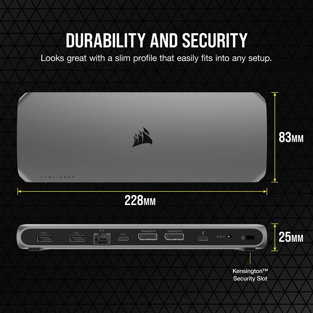 Amazon.co.jp: Corsair TBT100 DP Thunderbolt™ 3ドック ディスプレイ